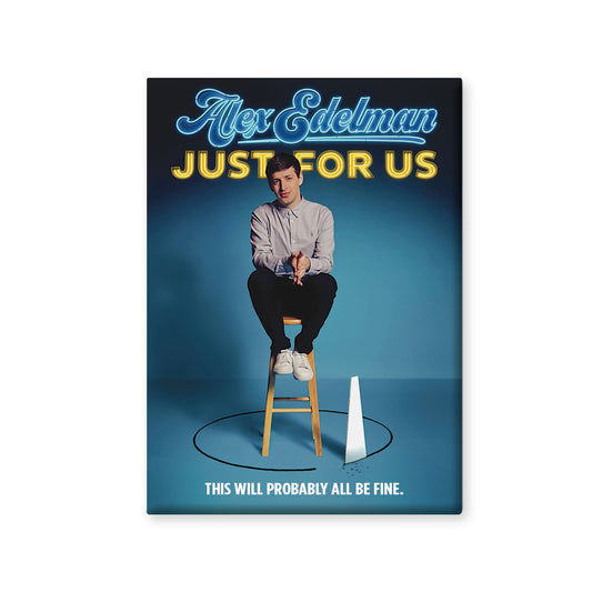 Just For Us Photo Button Magnet