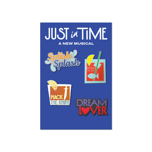 JUST IN TIME Song Titles Pin Set
