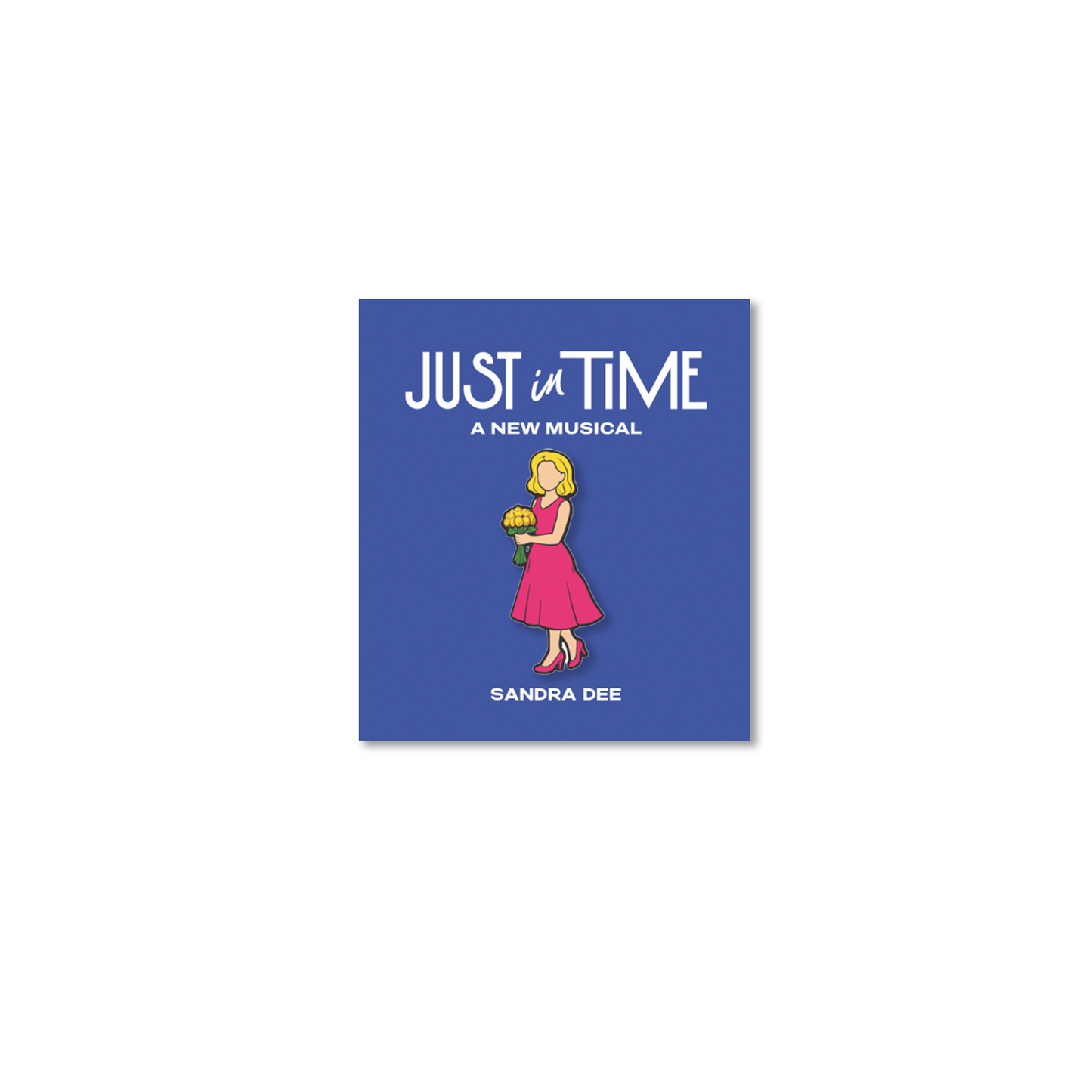 JUST IN TIME Sandra Enamel Pin