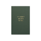 THE LAST FIVE YEARS Notebook