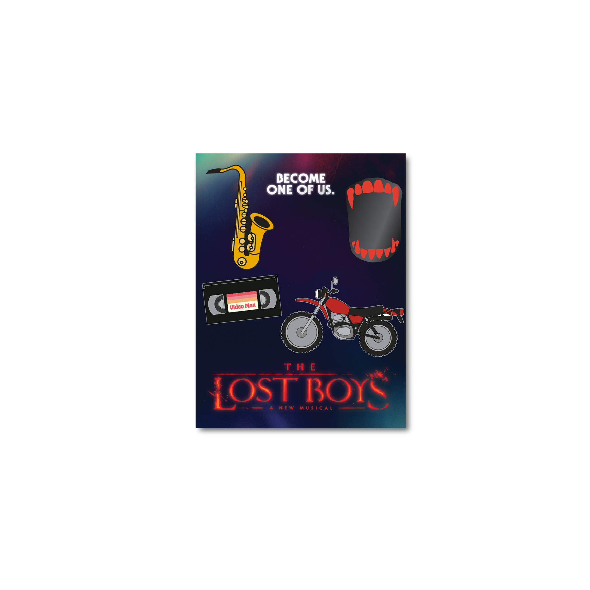 THE LOST BOYS Four Pin Set – Broadway Merchandise Shop by Creative Goods