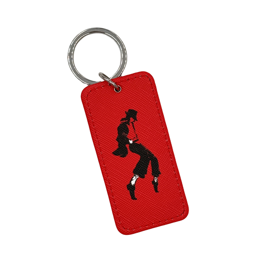 MJ THE MUSICAL Leather Keychain