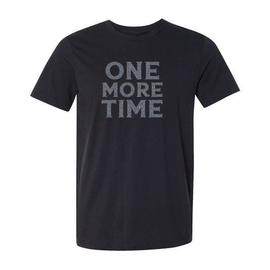 Once Upon A One More Time Glitter Logo Black T-Shirt