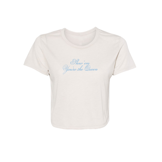 QUEEN OF VERSAILLES Queen Crop Tee