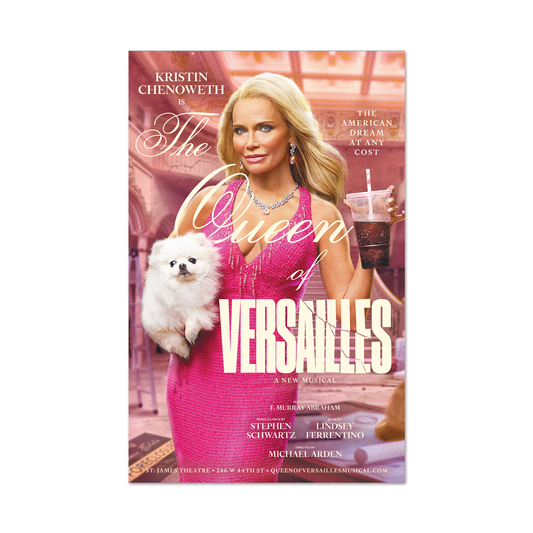 QUEEN OF VERSAILLES Broadway Windowcard