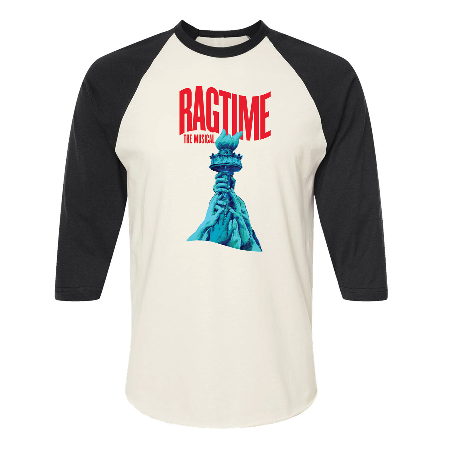 RAGTIME Torch Raglan Tee – Broadway Merchandise Shop by Creative Goods