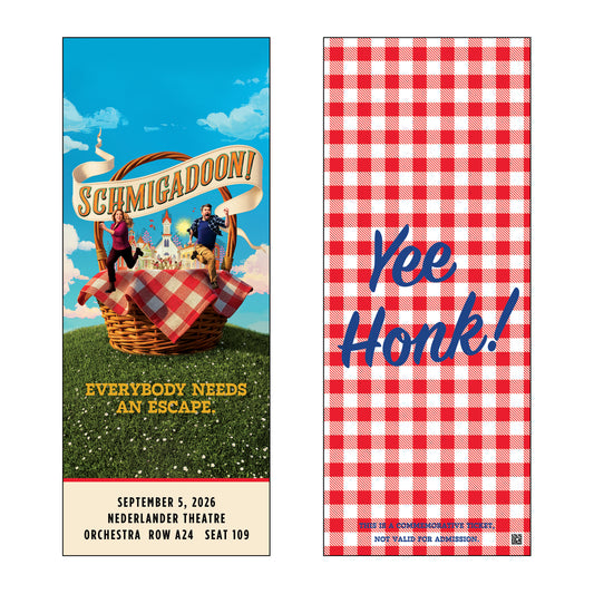 SCHMIGADOON Custom Broadway Souvenir Ticket