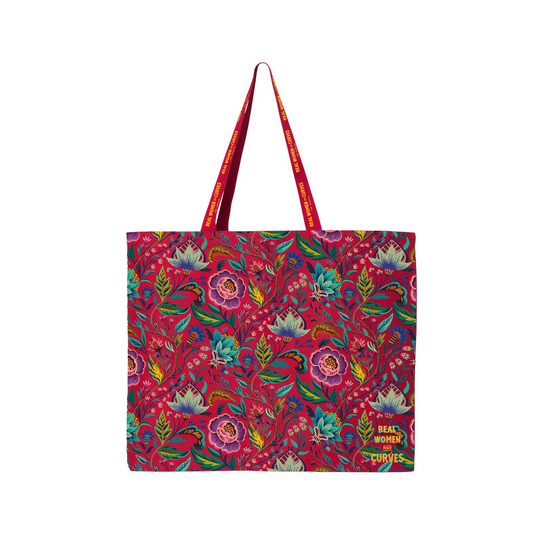 REAL WOMEN HAVE CURVES Flower Tote