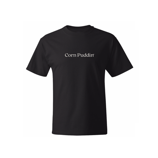 SCHMIGADOON Corn Puddin Tee Black