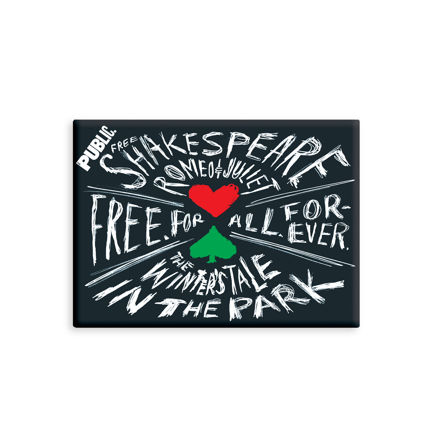 SHAKESPEARE IN THE PARK 2026 Button Magnet