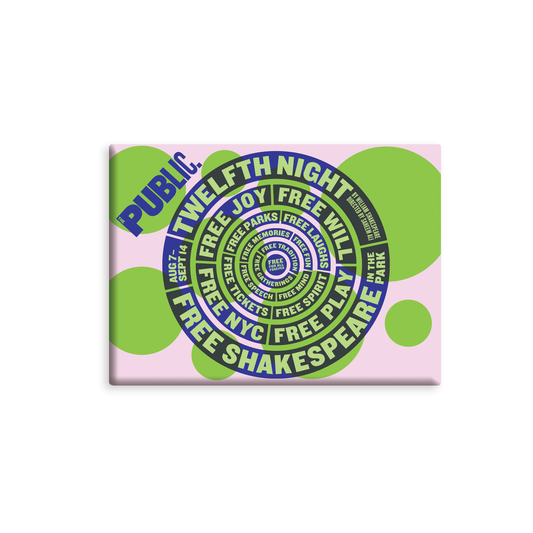 SHAKESPEARE IN THE PARK 2025 Button Magnet
