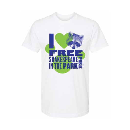 SHAKESPEARE IN THE PARK Raccoon Tee