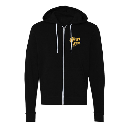 SWEPT AWAY Title Zip Hoodie