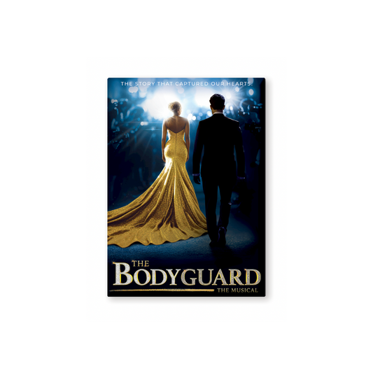 THE BODYGUARD Key Art Button Magnet