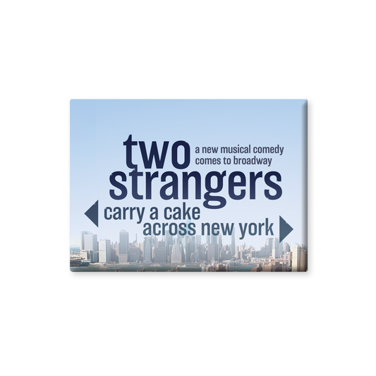 TWO STRANGERS Skyline Magnet