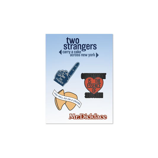TWO STRANGERS Four Pin Set