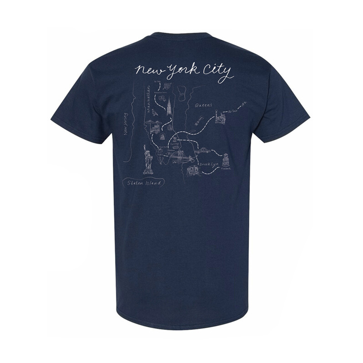 TWO STRANGERS Map Tee – Broadway Merchandise Shop by Creative Goods