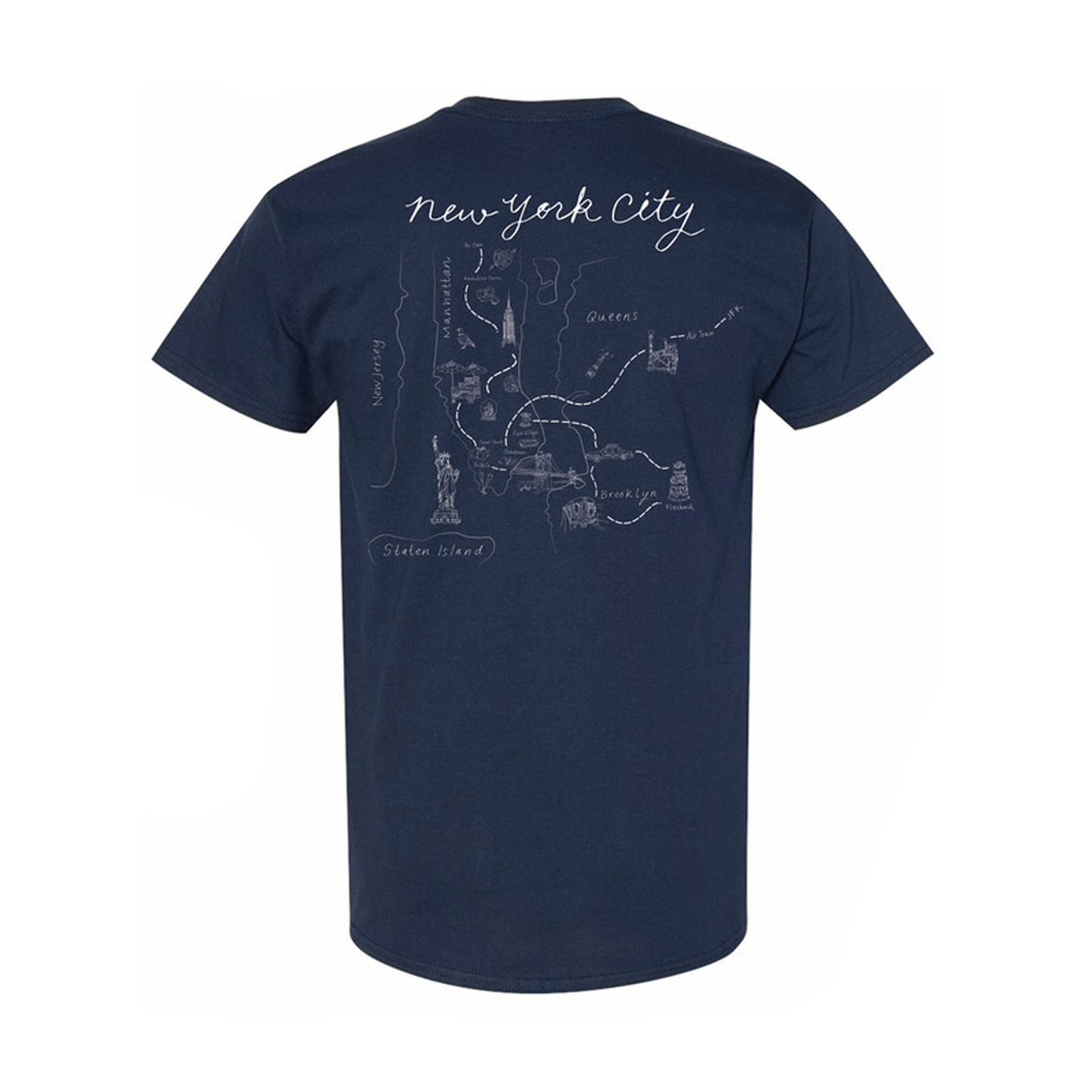 TWO STRANGERS Map Tee