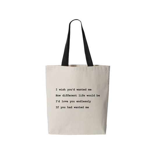 THE UNKNOWN Wanted Me Tote