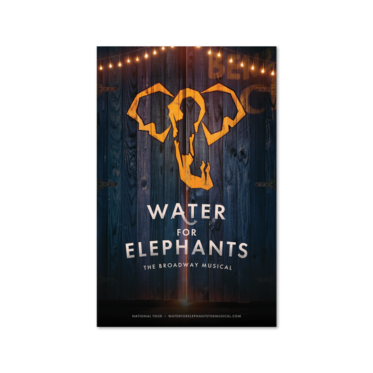 WATER FOR ELEPHANTS Tour Windowcard