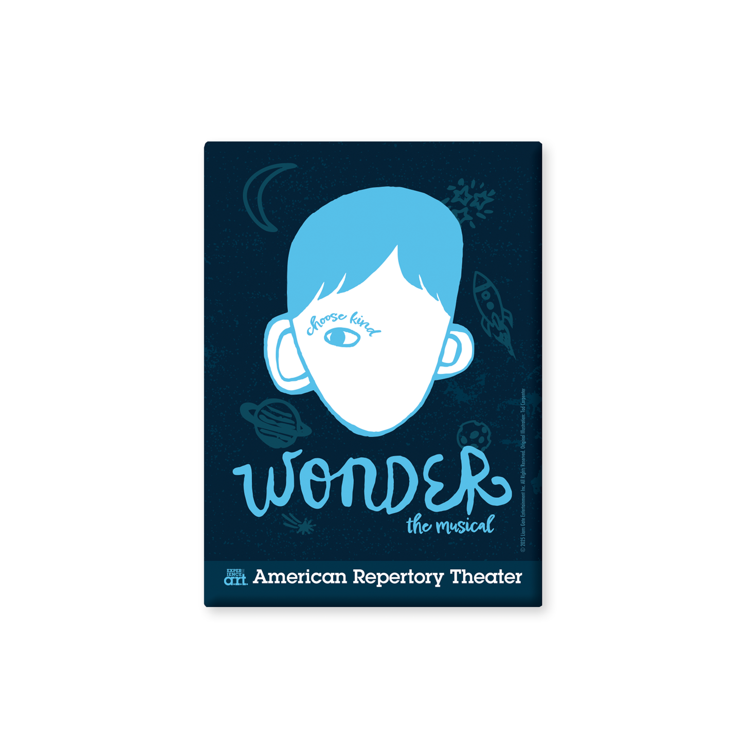WONDER Key Art Button Magnet