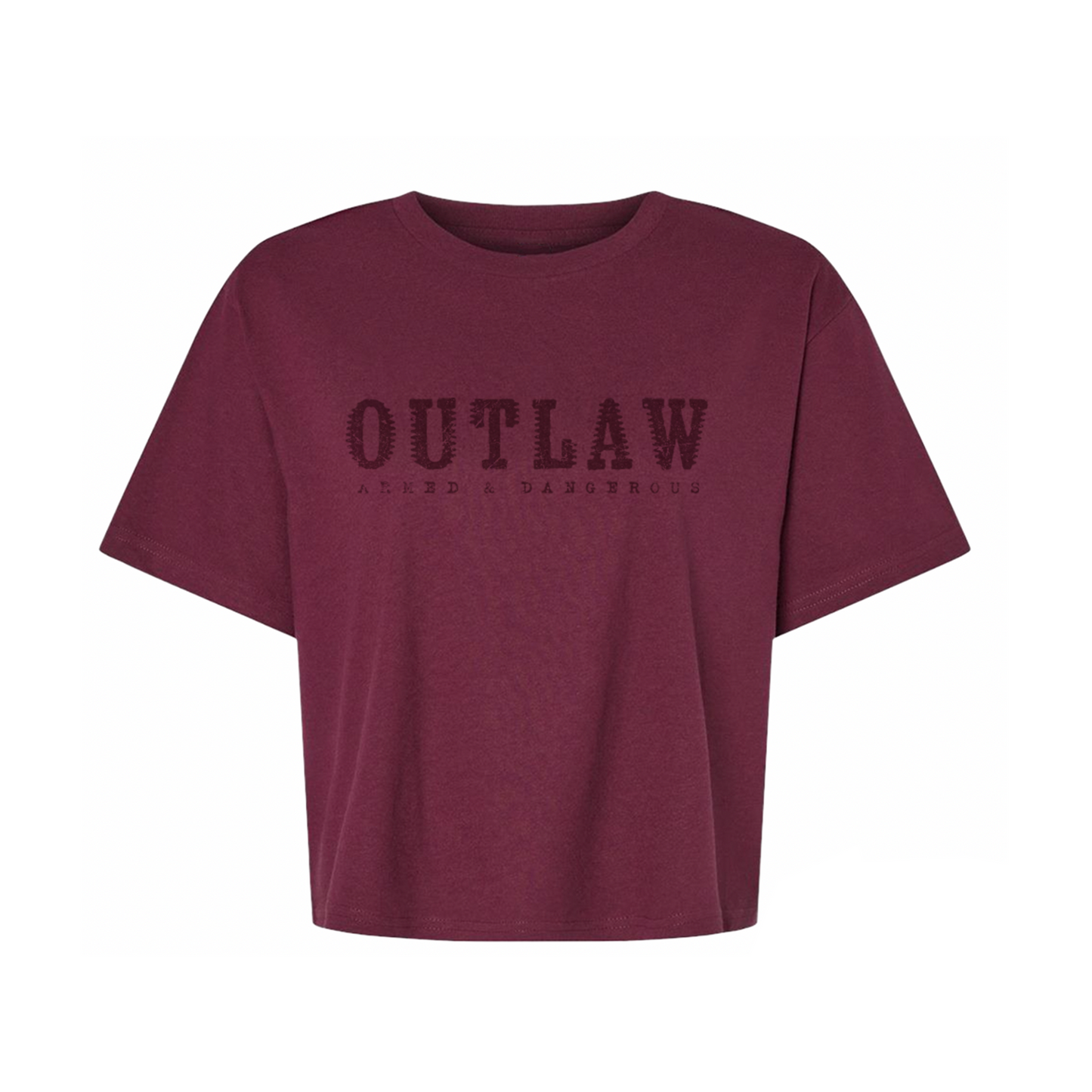 WANTED Outlaw Crop Tee