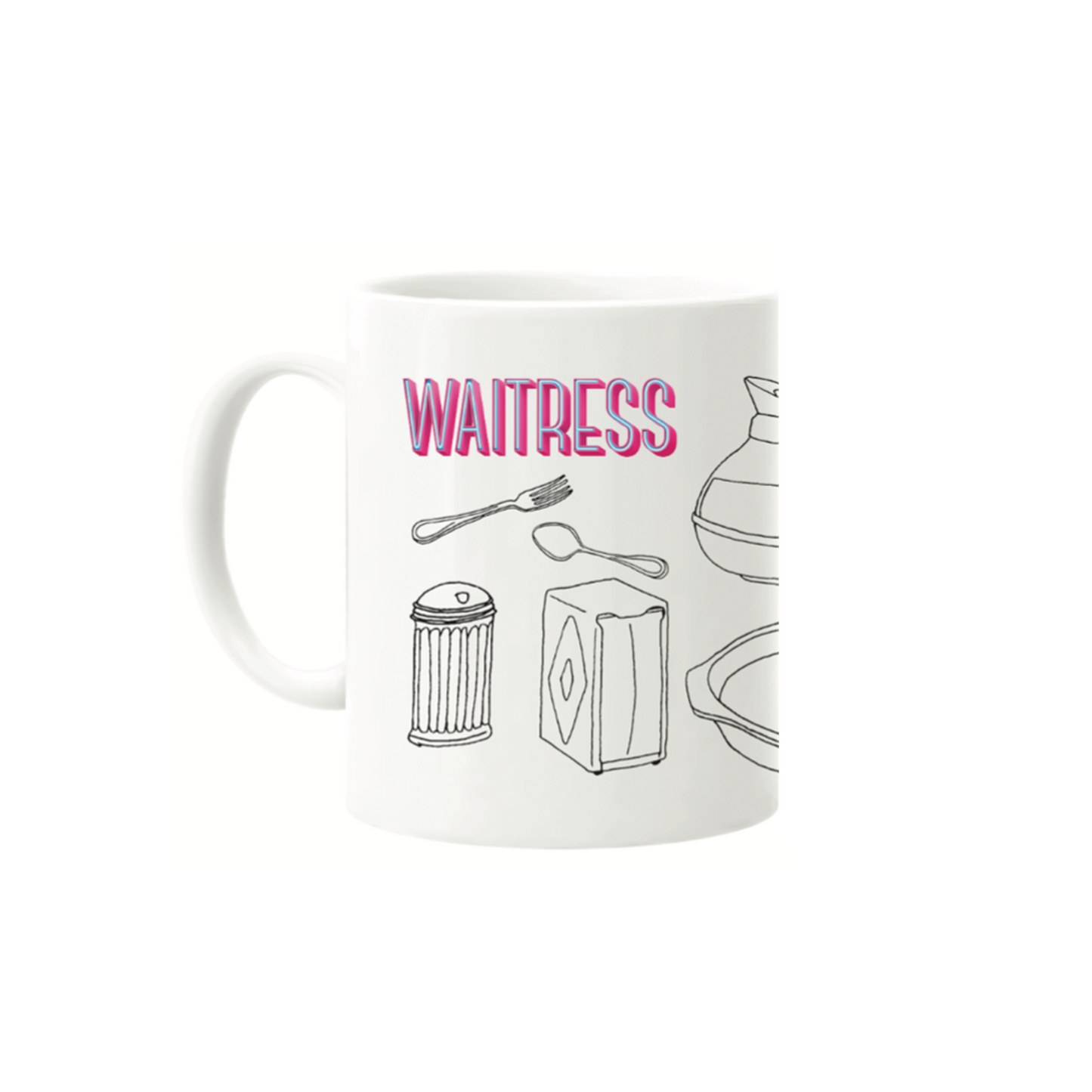WAITRESS Illustration Mug
