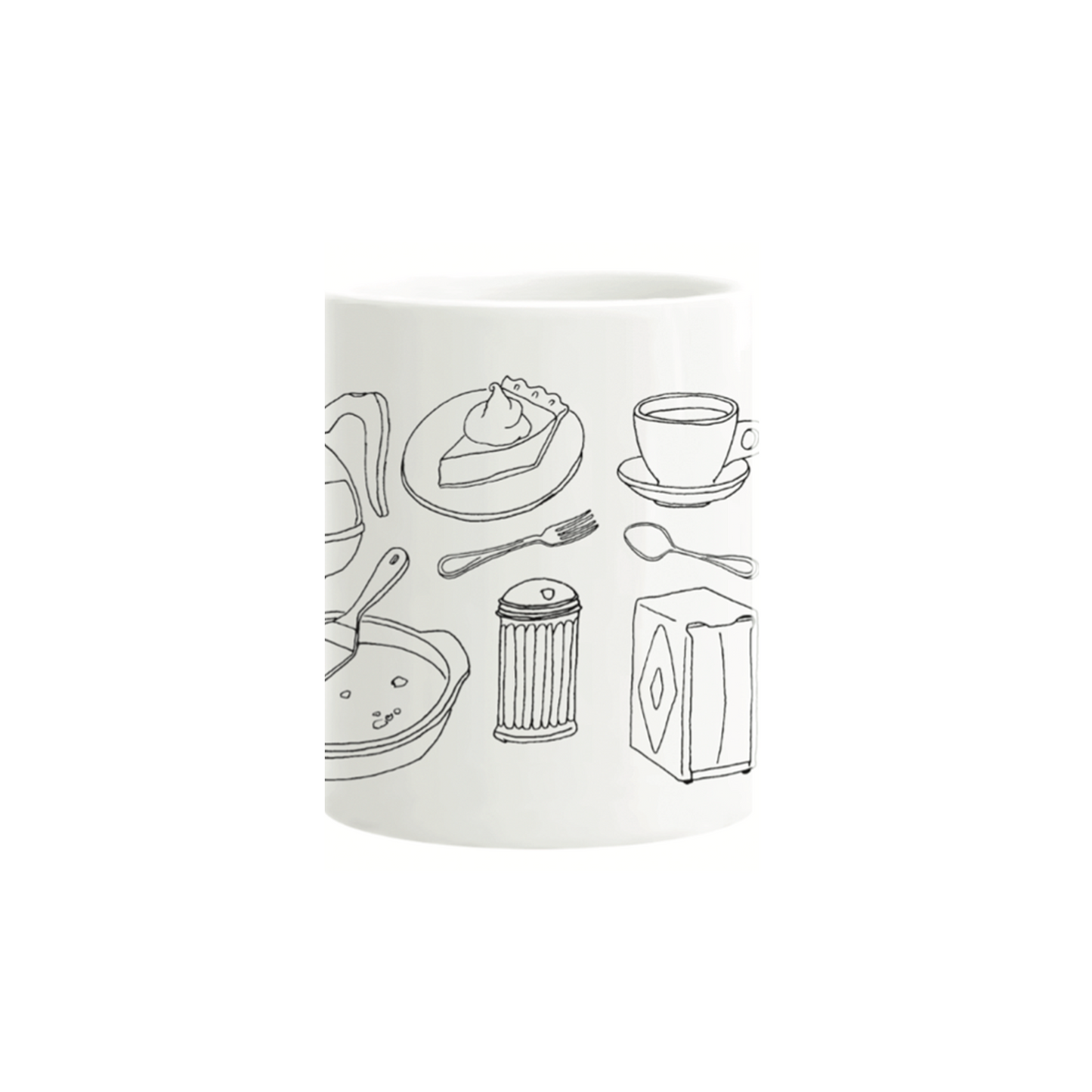 WAITRESS Illustration Mug