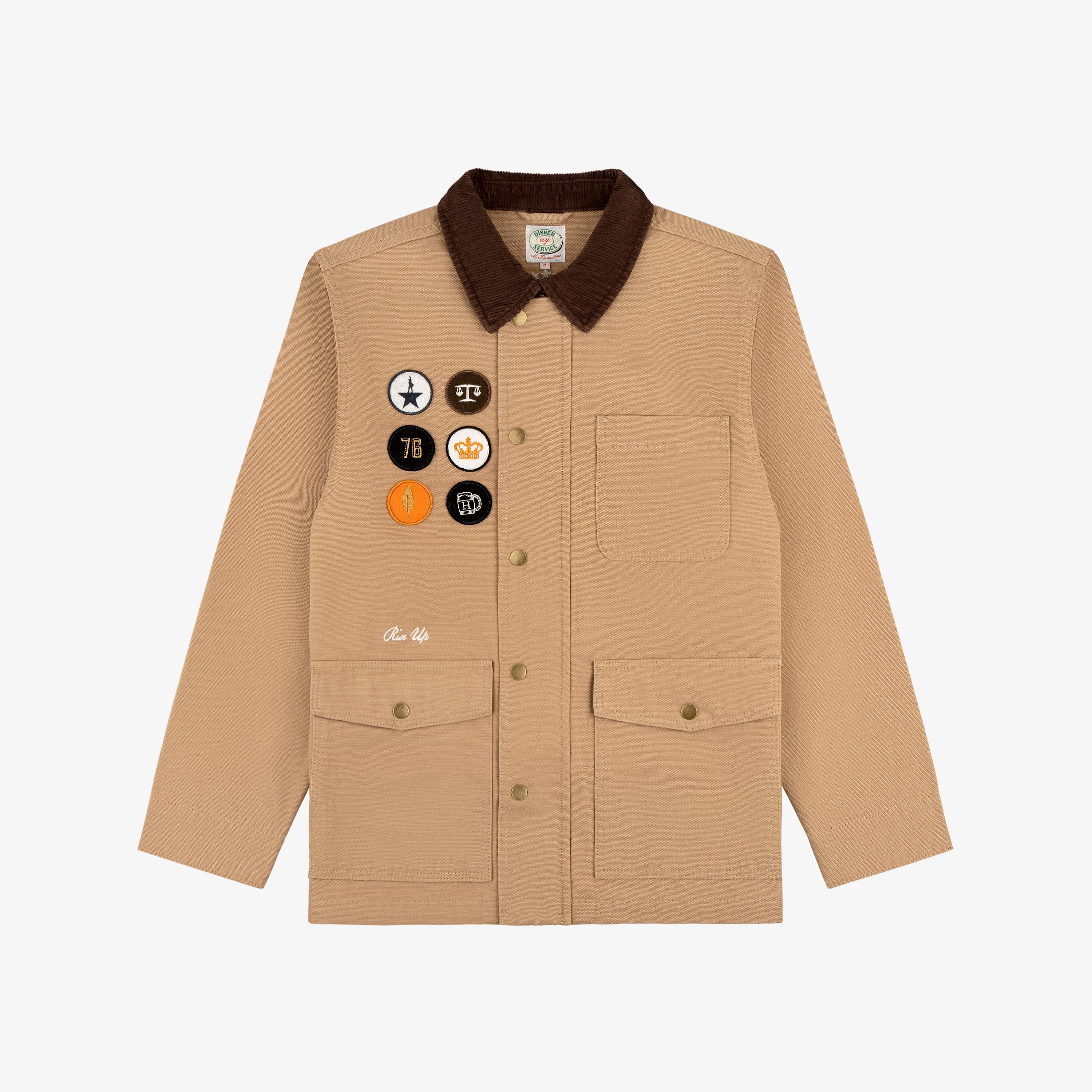 ミリタリージャケット HAMILTON JACKET US TENT REPRODUCT 1908 HAMILTON x Dinner Service Jacket – Broadway Merchandise Shop by