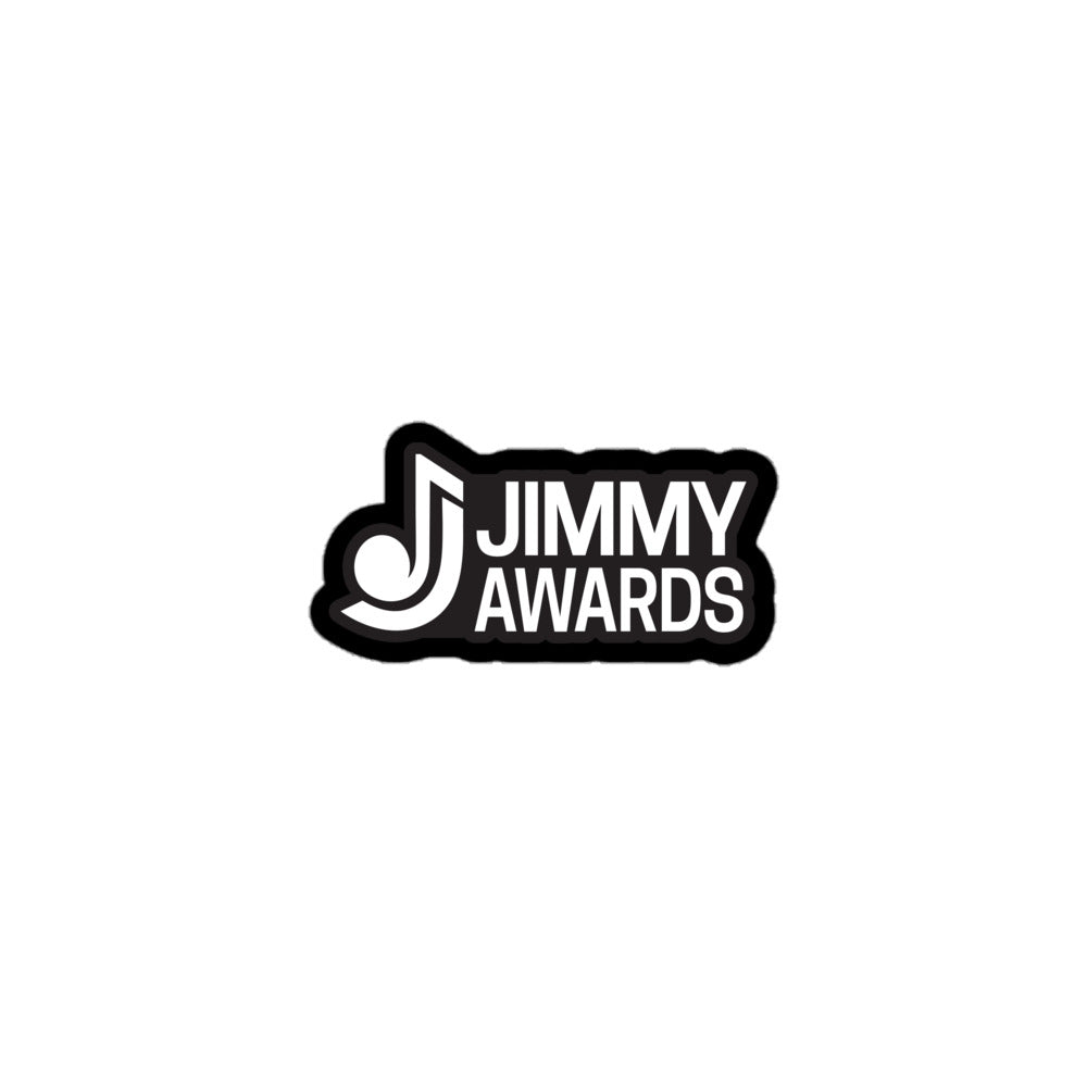THE JIMMY AWARDS Logo Sticker White – Broadway Merchandise Shop by ...