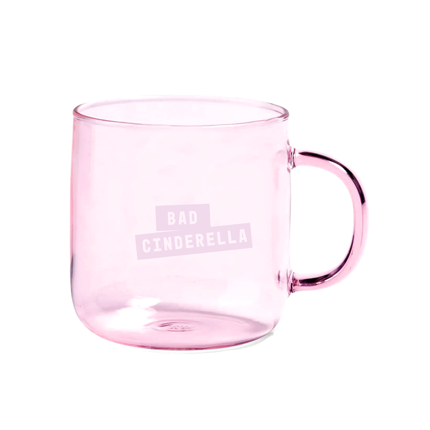 BAD CINDERELLA Logo Mug Pink