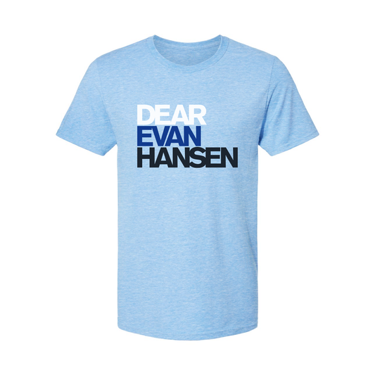 DEAR EVAN HANSEN Blue Logo Tee