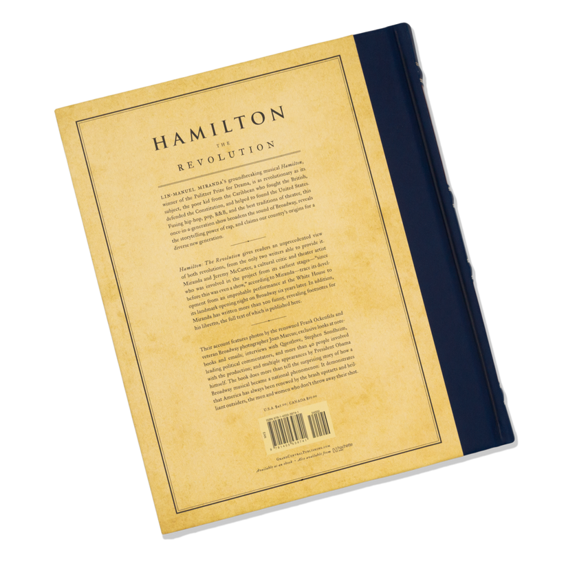 HAMILTON The Revolution Hardcover Book – Broadway Merchandise Shop by ...