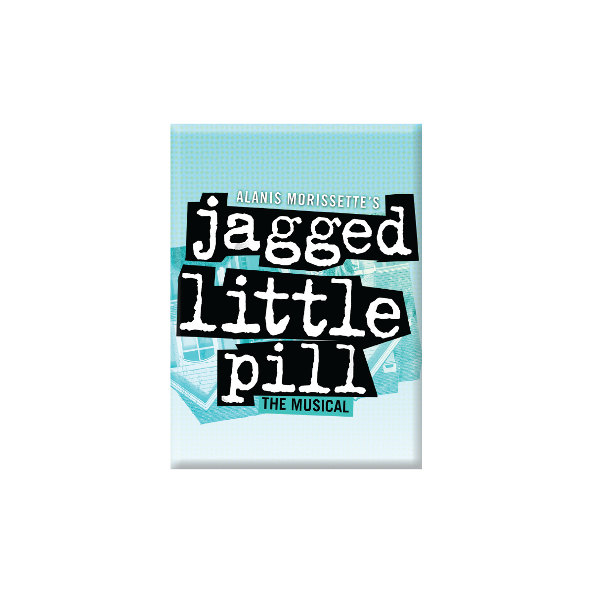JAGGED LITTLE PILL Text Logo Magnet