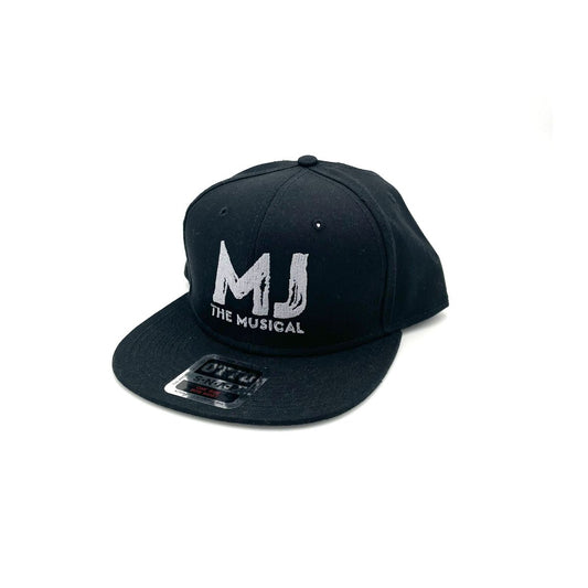 MJ THE MUSICAL Logo Flat Brim Cap - Black