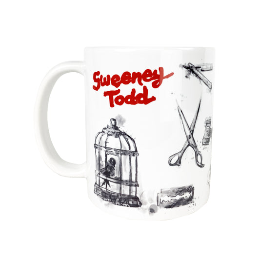 Sweeney Todd Pattern Mug