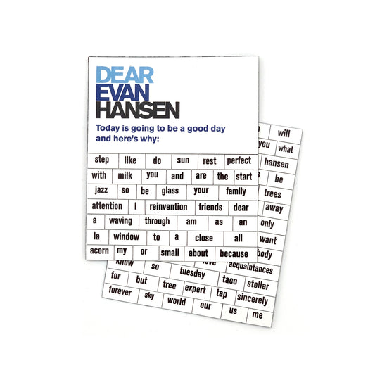 DEAR EVAN HANSEN Poetry Magnet Set