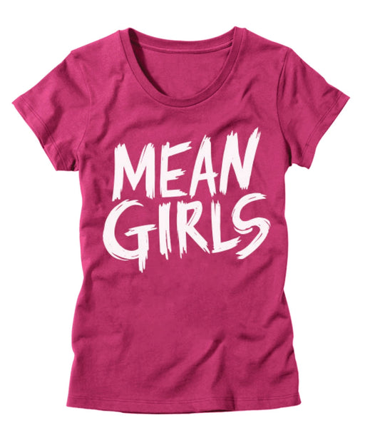 MEAN GIRLS Pink Fitted Tee