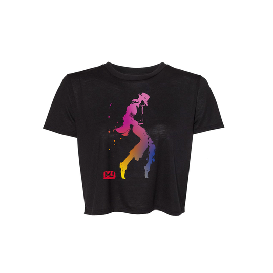 MJ THE MUSICAL Watercolor Cropped Tee