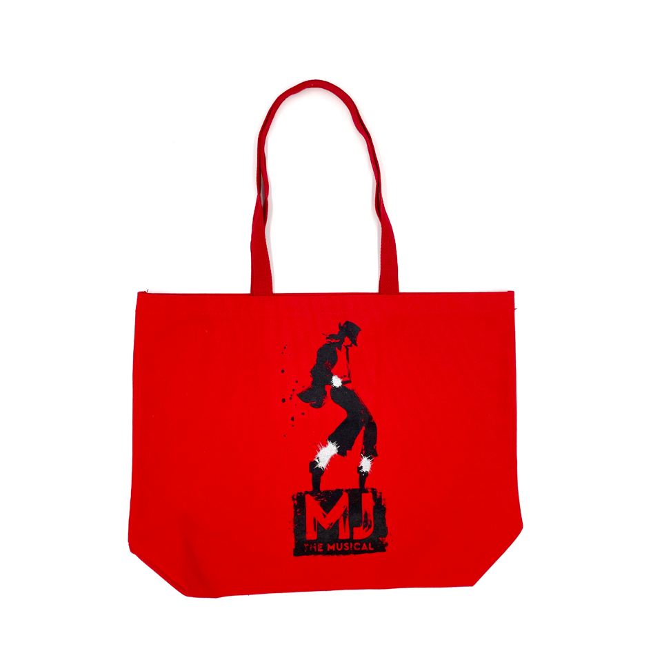 MJ THE MUSICAL Logo Tote - Red
